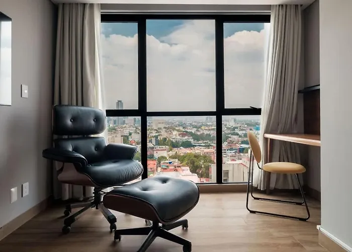 Apartment Skytown Reforma Pool & Skyline